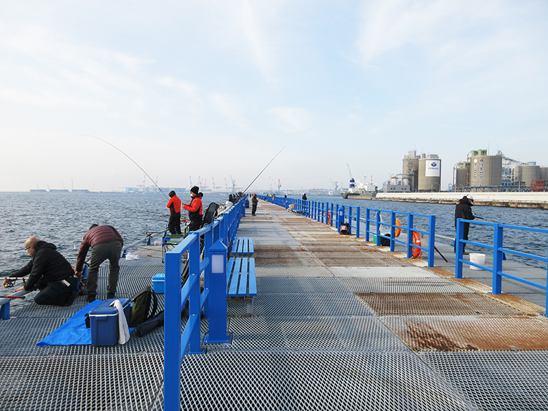 本牧海釣り施設　3月22日　沖桟橋復旧後の様子は？