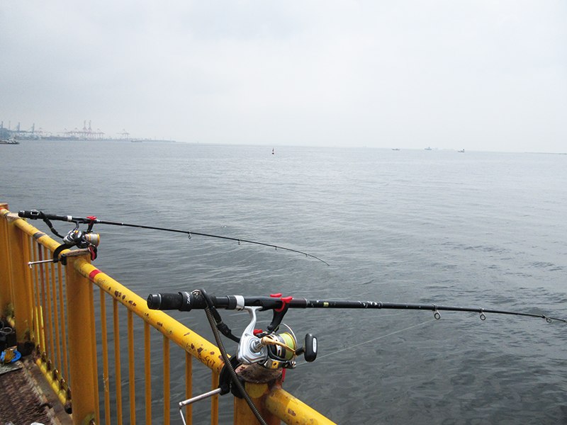 磯子海釣り施設　釣れる深さはどのへん？