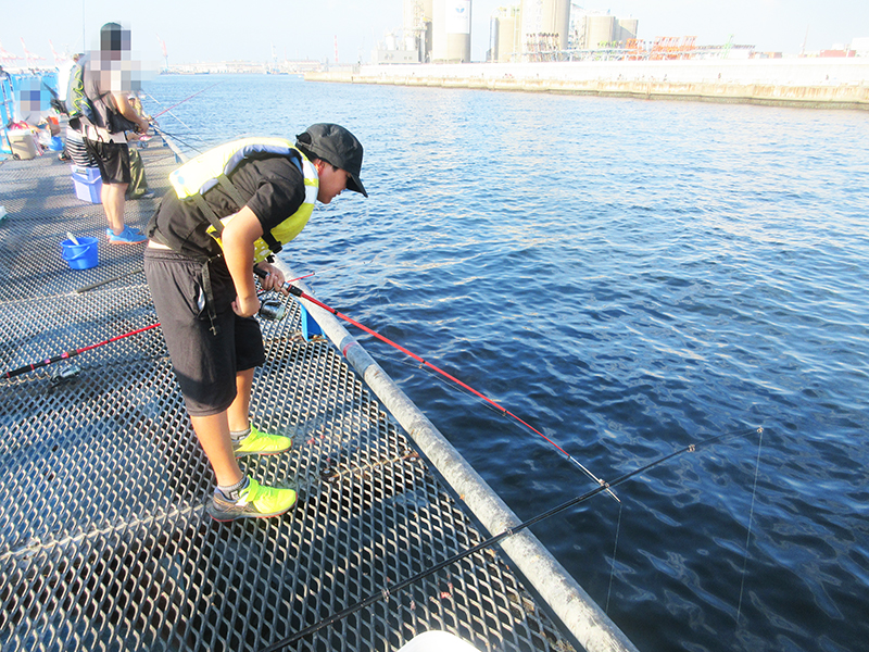 本牧海釣り施設　子供でも沖桟橋で魚は釣れる？