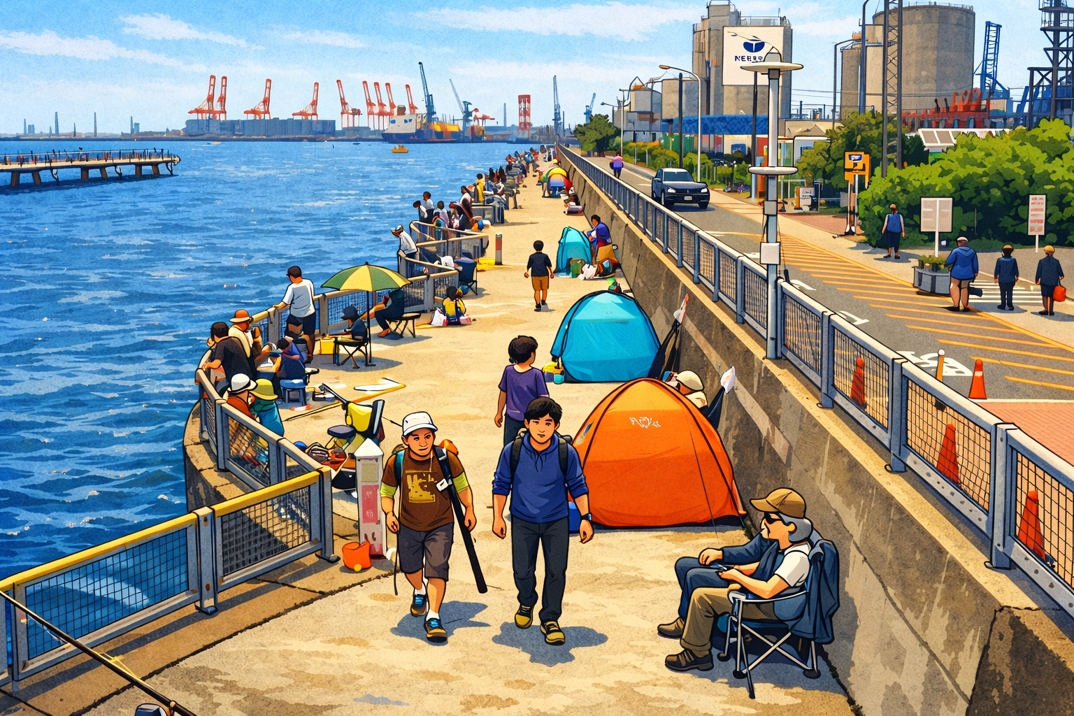 本牧海釣り施設　小さい子供でも平気？